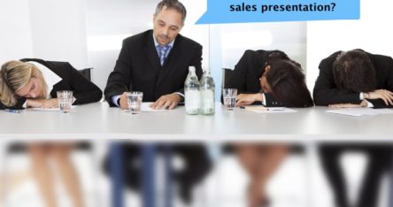 Boring sales presentations